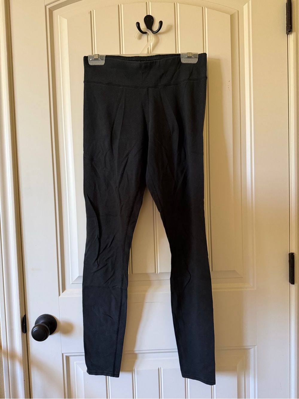 Pact Black High-Rise Leggings